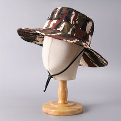 Camouflage Bucket Hat Men's Outdoor Fishing Mountaineering Sun Hat