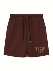 Men's Casual Drawstring Shorts for Outdoor Summer