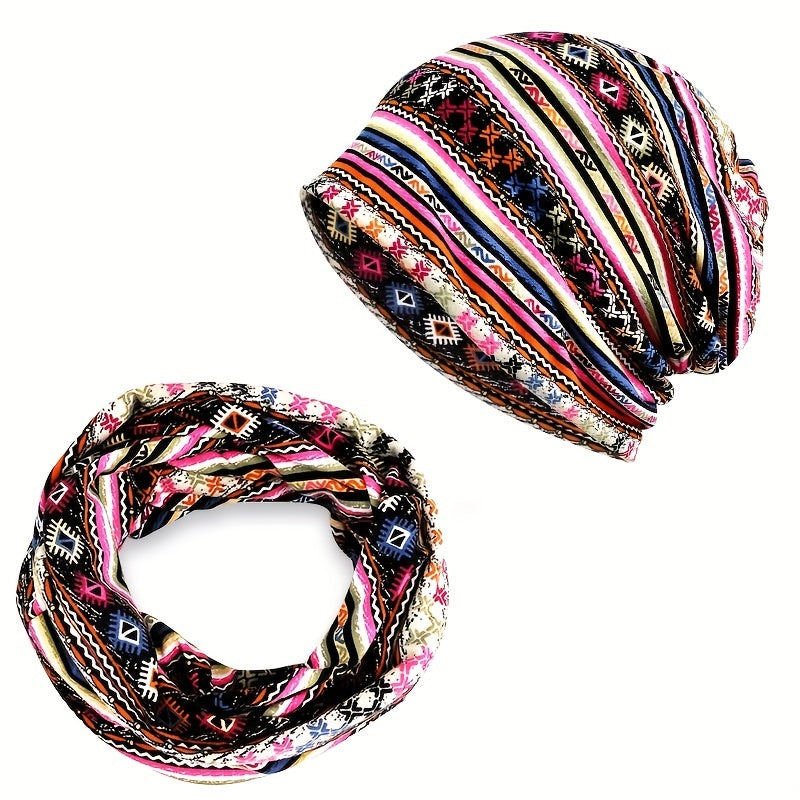 Cotton Boho Slouchy Beanie Chemo Caps For Men Women