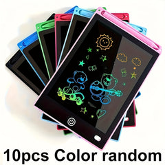 10pcs Colorful LCD Writing Boards for School Home Easter Birthday