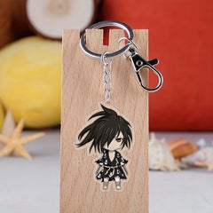 Anime Cartoon Figures Keychain Toys Double Sided Acrylic Keyring