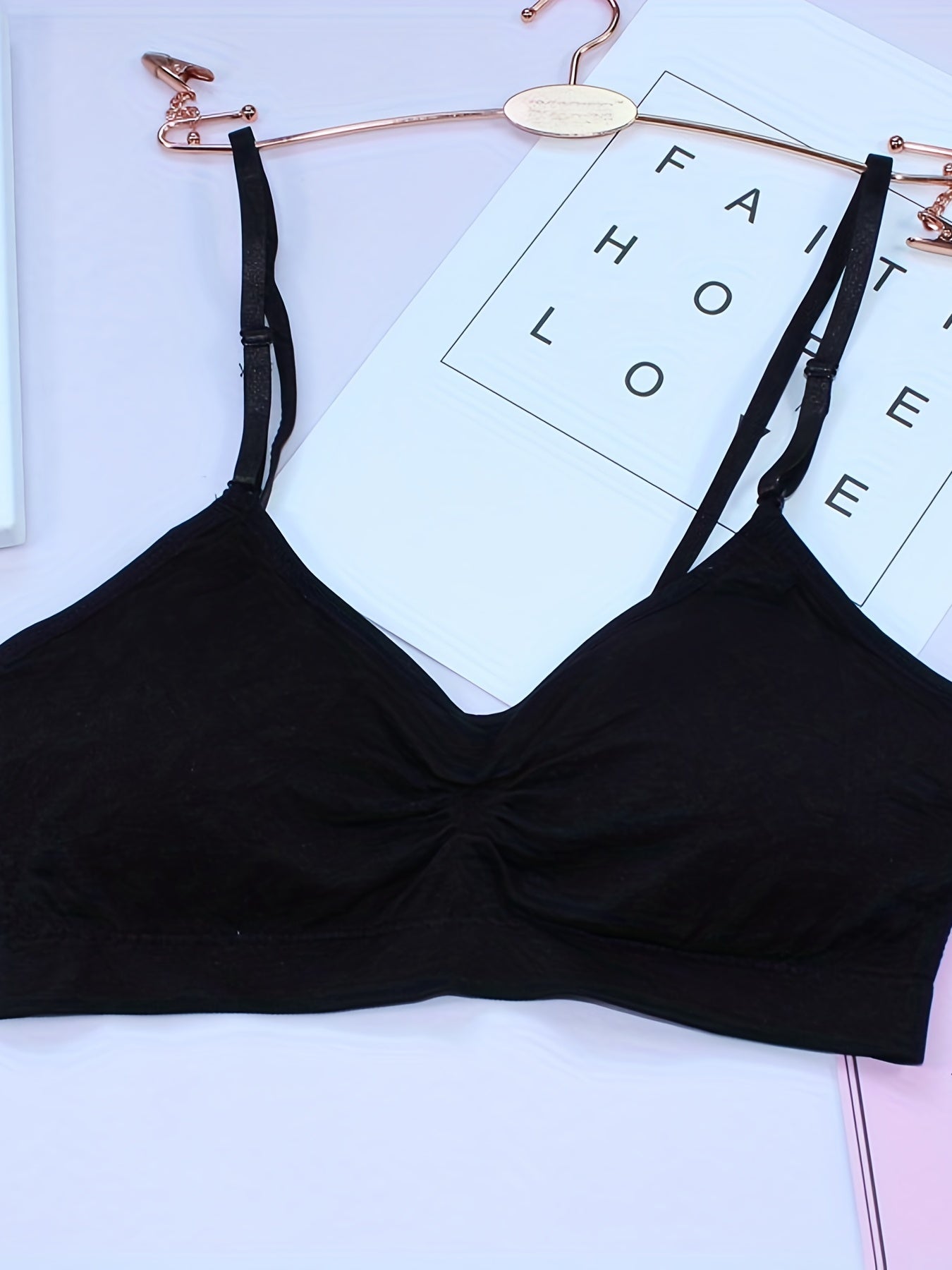 3pcs Seamless Wireless Bras Comfy & Breathable Intimates Bra Women's Lingerie