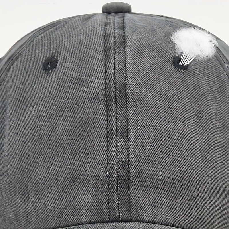 Printed Baseball Cap Vintage Dad Hat Sun Hat Fishing Mountaineering