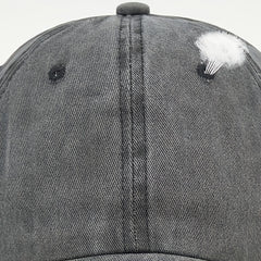 Printed Baseball Cap Vintage Dad Hat Outdoor Sun Hat