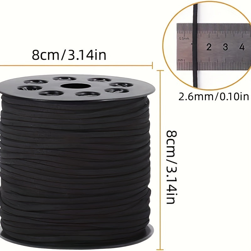 90m Suede Leather Thread for Jewelry Making and DIY Crafts