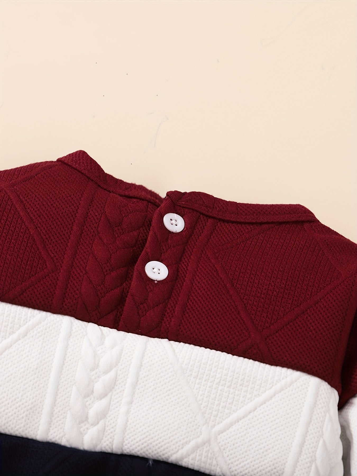 Toddler Boy's 2pcs Sweater & Sweatpants Set Cable Knit Top Casual Outfits