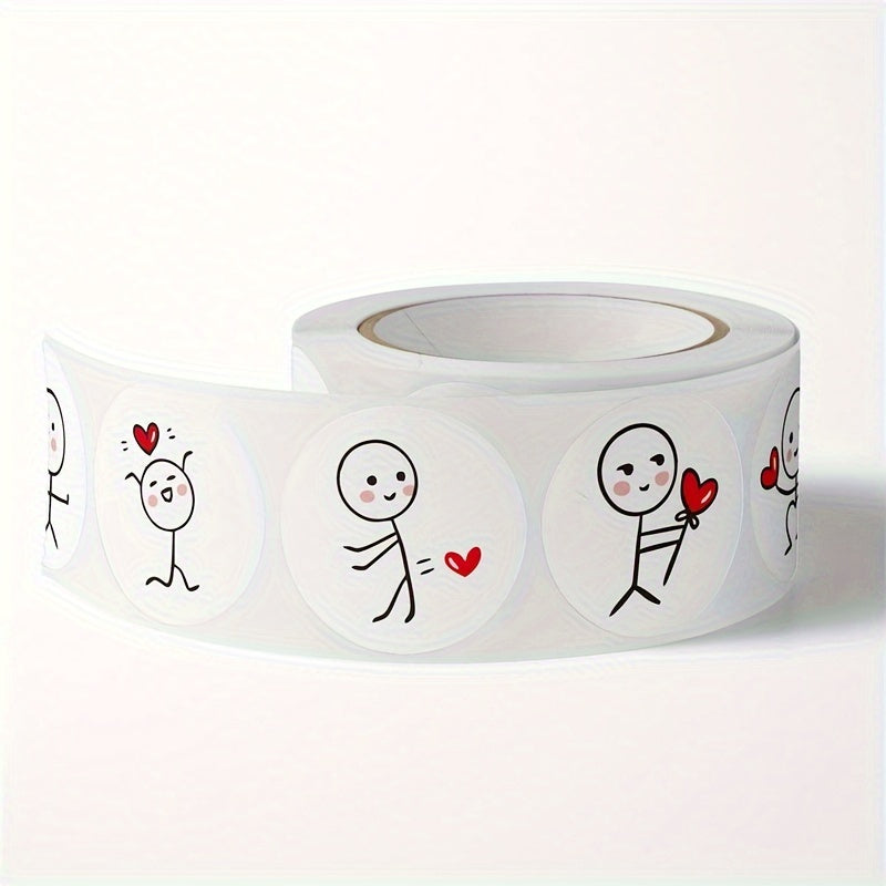 1500 Love Labels Stickers Wedding Holiday Gift Decoration Sealing Scrapbooking