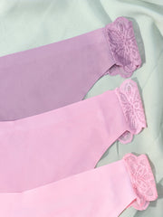 7pcs Lace Stitching Hipster Panties Seamless Low Waist Stretch Underwear