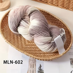 4 Strands Long Segment Dye Wool Thread Wool 80 Nylon 10 Polyester 10 300g