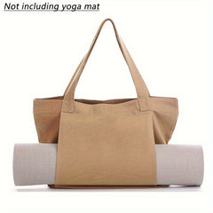 Large Yoga Mat Holder Bag With Shoulder Strap Lightweight And Durable