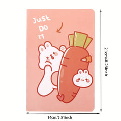 4pcs A5 Car Line Book Cartoon Notepad Student Supplies Learning Stationery