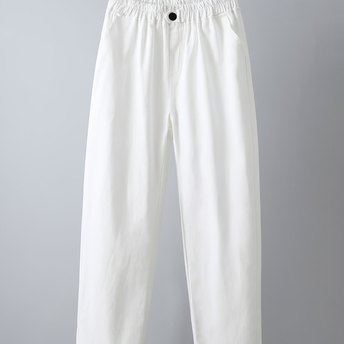 Ankle Length Harem Pants Elastic Waist Casual Trousers