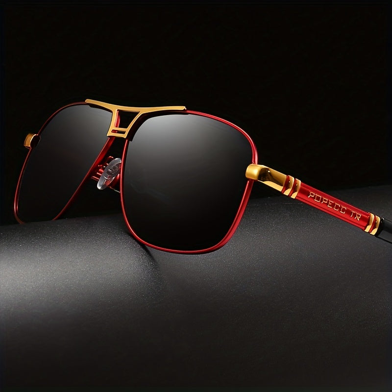 Creative Stitching Polarized Sunglasses for Party Travel Birthday Gift