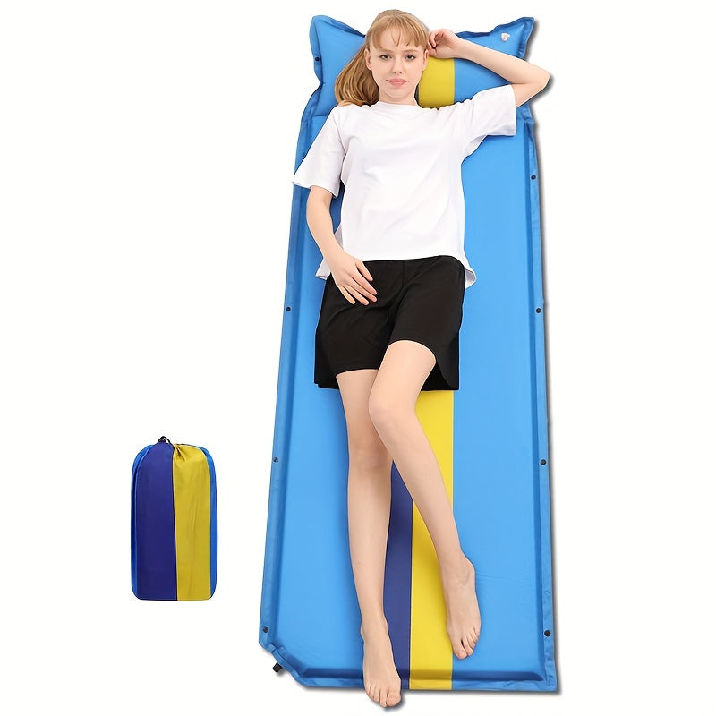 Automatic Inflatable Mat with Pillow for Camping and Hiking