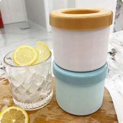 Easy Release Round 3D Ice Cubes Maker Silicone Mold