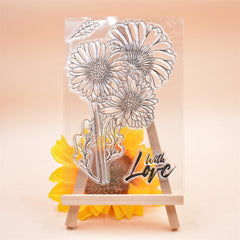 Flower Transparent Silicone Stamps for Card Making DIY Scrapbooking