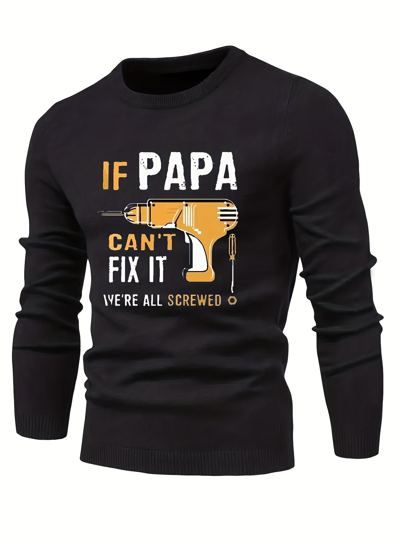 Men's Casual Warm Crew Neck Pullover Sweater
