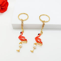Flamingo Keychain Keyring Bag Car Key Pendant Gift