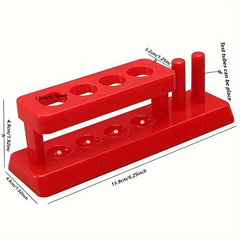 4pcs Test Tube Stopper & Holder Set For Science Chemistry Experiment