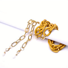 Acrylic Eyeglasses Lanyard Strap Anti Slip Glasses Chain Face Covering Retainer