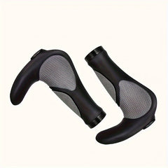 Mountain Bike Rubber Horn Grips Double sided Locking Auxiliary Handles