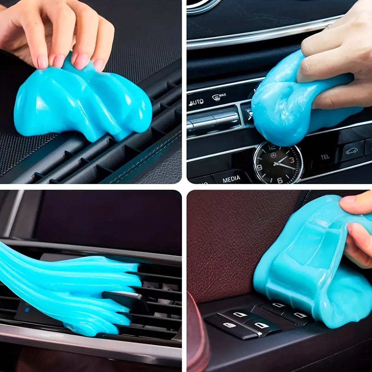 Soft Glue Air Vent Gap Cleaning Mud Magic Dust Removal Car Accessories