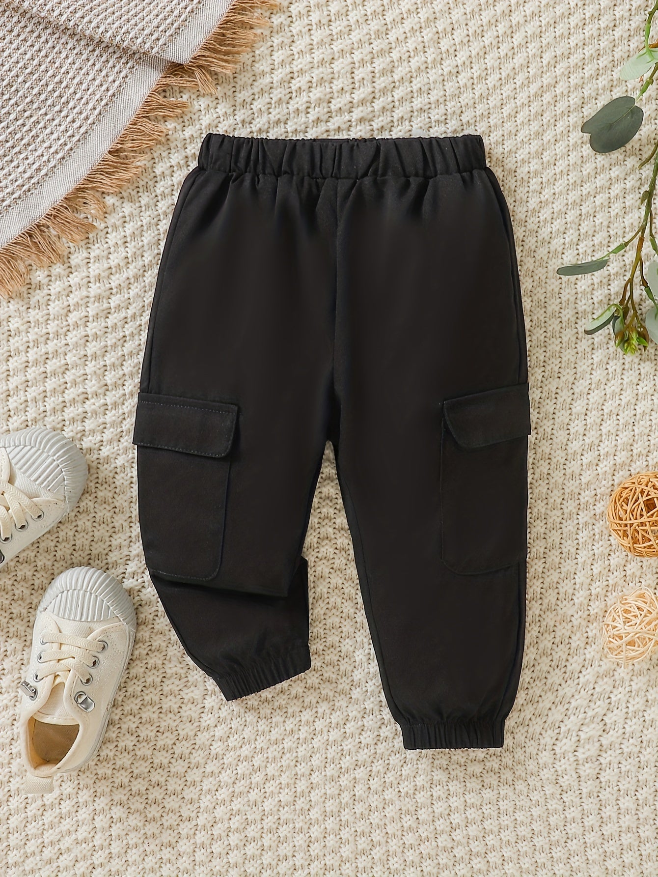 Toddler Baby Boy Cargo Pants With Pockets