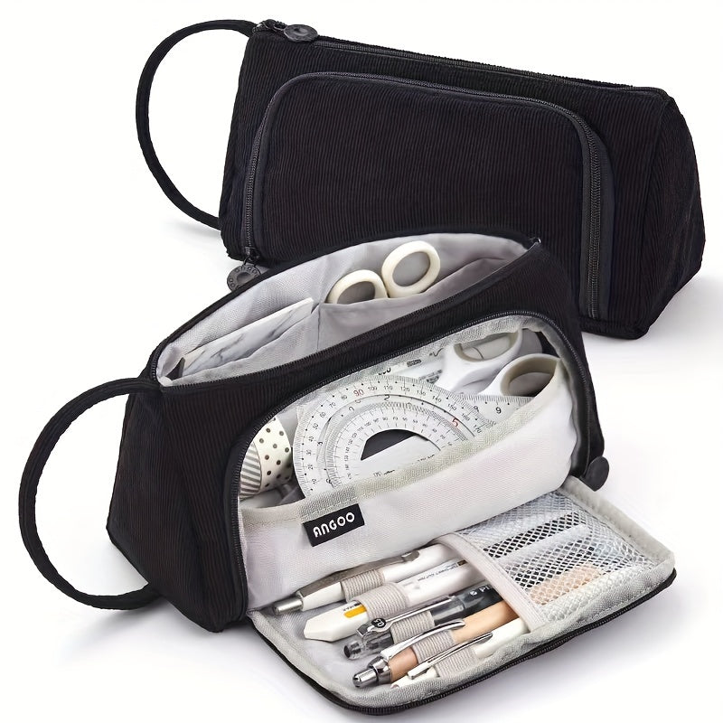 Canvas Pencil Bag for Middle School Students