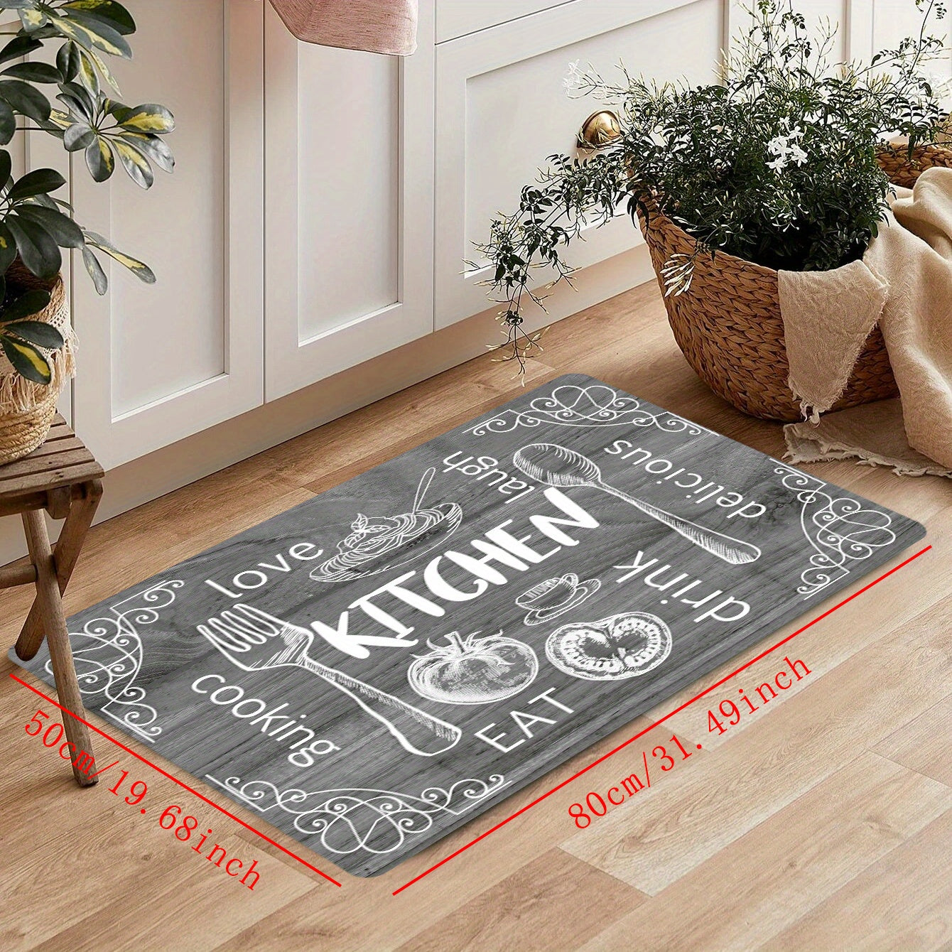 Anti Fatigue Kitchen Mat Absorbent Bath Mat & Entrance Doormat