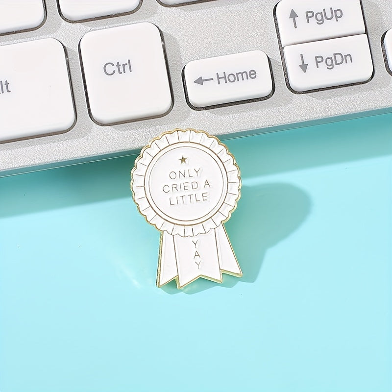 Letter Corsage Badge Metal Brooch For Kids