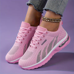 Women's Mesh Breathable Sports Shoes Lightweight Travel Walking Shoes