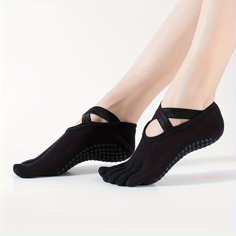 Women's Breathable Yoga Socks Non-slip Pilates Ballet Fitness Training Socks