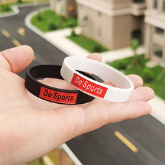 2 Pcs Inspirational Silicone Bracelet for Women