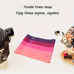 5pcs Solid Silicone Resistance Rope for Fitness Stretching Band