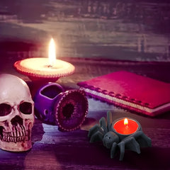 Halloween Silicone Spider Candle Holder Mold DIY Resin Casting Craft
