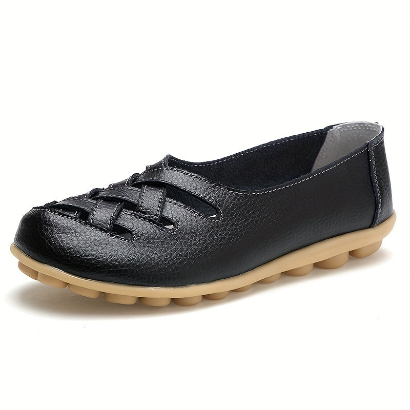 Women's Hollow Out Breathable Loafers Slip On Shoes