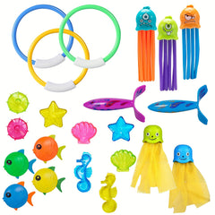 Summer Pool Mermaid Diving Toy Gemstone Bath Toy Swimming Fun