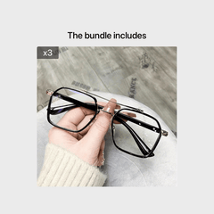 Anti Light Men's Large Frame Glasses Unisex Glasses Frame
