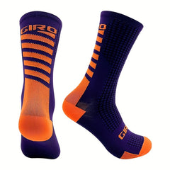Breathable Mid Calf Socks for Cycling Outdoor Sports Crew Socks