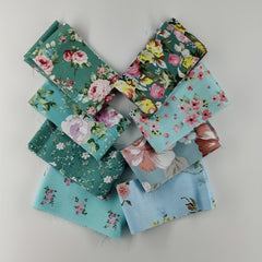 8pcs Twill Tie Cotton Jelly Roll Patchwork Cloth Set DIY Crafts