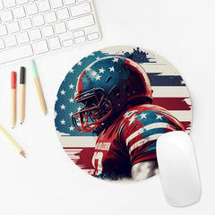 American Football Round Mouse Pad 7.87 Inches