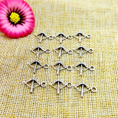 10pcs Silver Archery Earrings Pendants Vintage Arrow Charms for DIY Jewelry