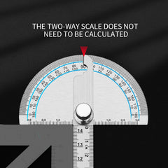 Stainless Steel Angle Gauge Protractor for Accurate Angle Measurement