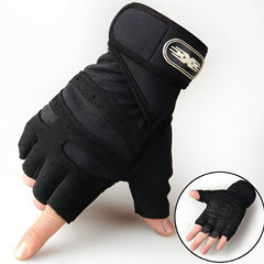 Fitness Half Finger Gloves Weightlifting Wrist Protection Gloves