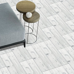 6PCS 15 01 40 01cm Wood Grain Floor Sticker, Waterproof Non-slip Tile Sticker