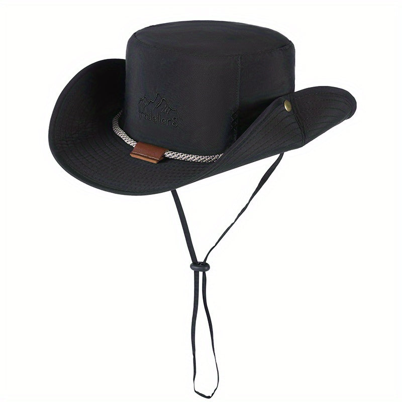 Casual Rolled Brim Sun Hat Lightweight Hiking Fishing Boonie Hat