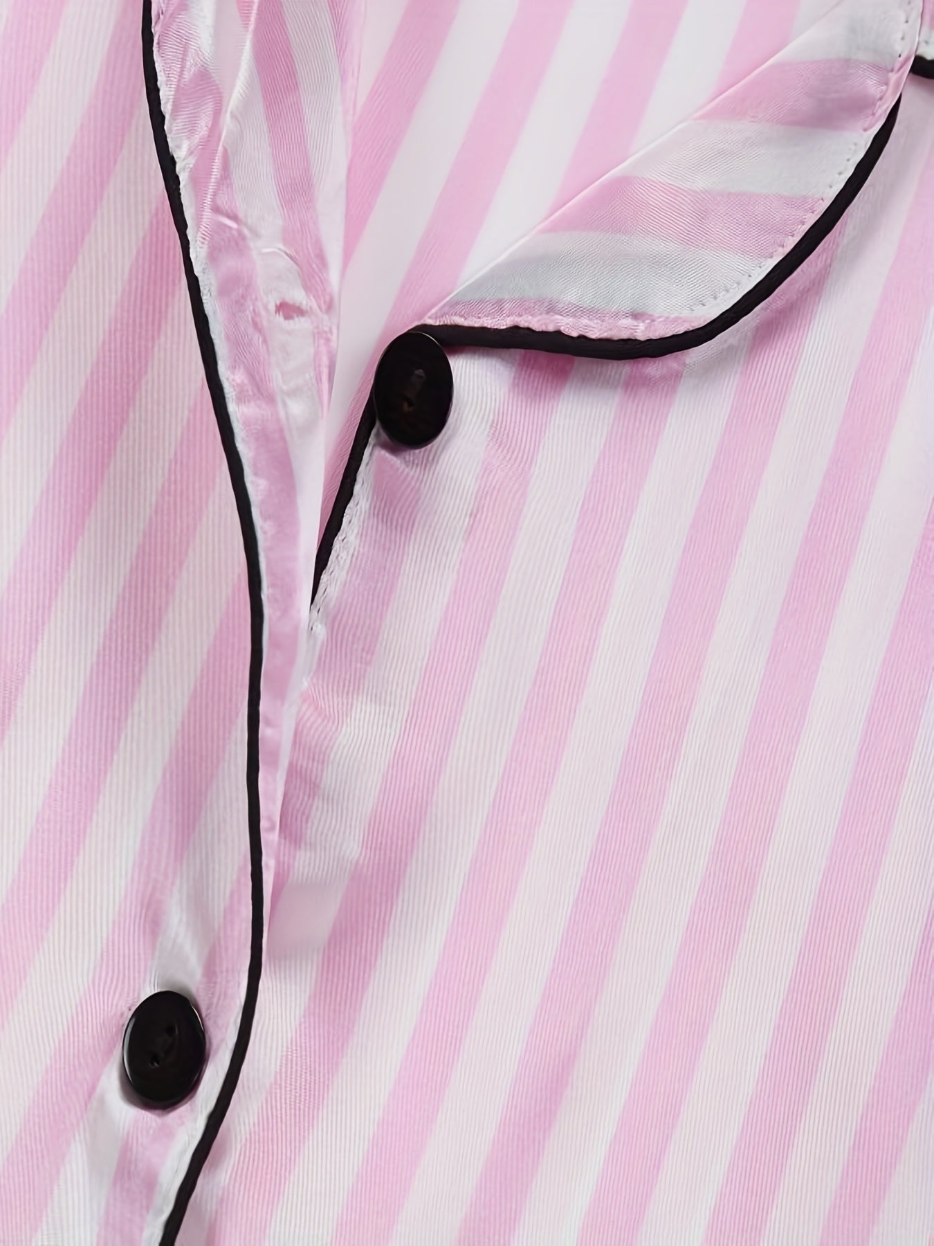 Girls Stripes Print Pajamas Set for Summer