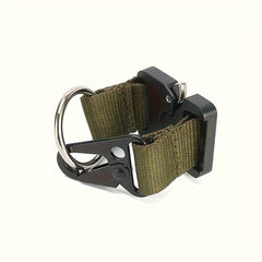 Outdoor Camping Keychain w/ Metal Buckle & Nylon Webbing