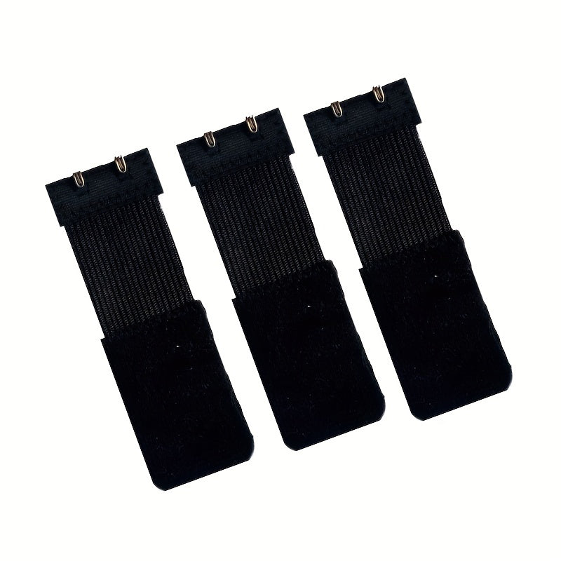 3pcs Bra Strap Extenders 2 Hooks Comfortable Adjustable Women's Lingerie Accesso