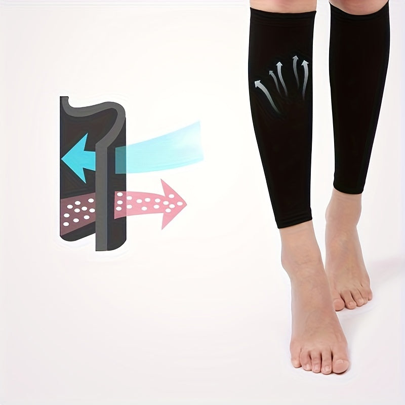 1 Pair Unisex Sports Compression Knee Pads High Elasticity Pressure Resistance